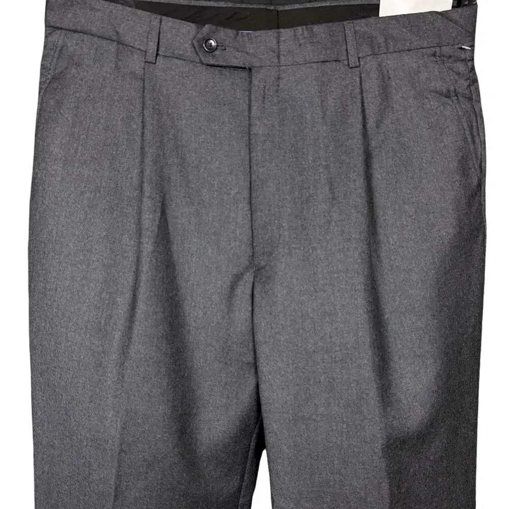 Willis & Walker Men's Pants 100% Worsted Wool 38 Long Big & Tall NWT Office Work